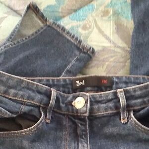 3x1 Indigo Split Hem Jean 29
